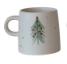 Hand-Painted Stoneware Mug w/ Christmas Tree, 4 Styles