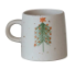 Hand-Painted Stoneware Mug w/ Christmas Tree, 4 Styles