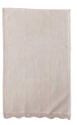 Hand-Woven Cotton Waffle Tea Towels w/ Crocheted Trim