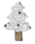 Embossed Metal Snowman/Tree Clip, Distressed Finish, 5 Colors, 2 Styles