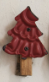 Embossed Metal Snowman/Tree Clip, Distressed Finish, 5 Colors, 2 Styles