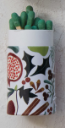 Safety Matches in Tube Matchbox w/ Seasonal Pattern, 4 Styles