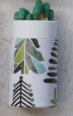 Safety Matches in Tube Matchbox w/ Seasonal Pattern, 4 Styles