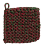 Melange Cotton Crocheted Pot Holder, 3 Styles