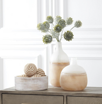 Tan &amp; Cream Seagrass Ball