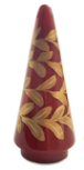 Hand-Painted Glass Cone Tree