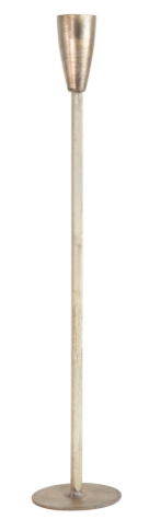 Metal Taper Holders with Antique Finish