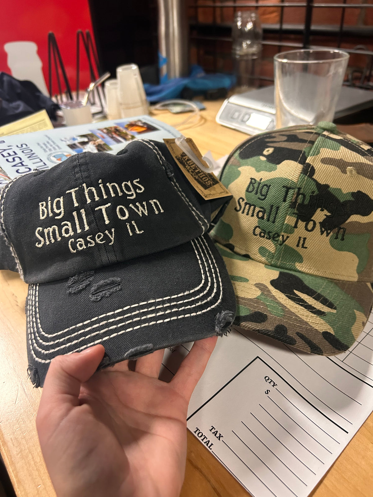 Embroidered Casey/Big Things Hat (Multi)