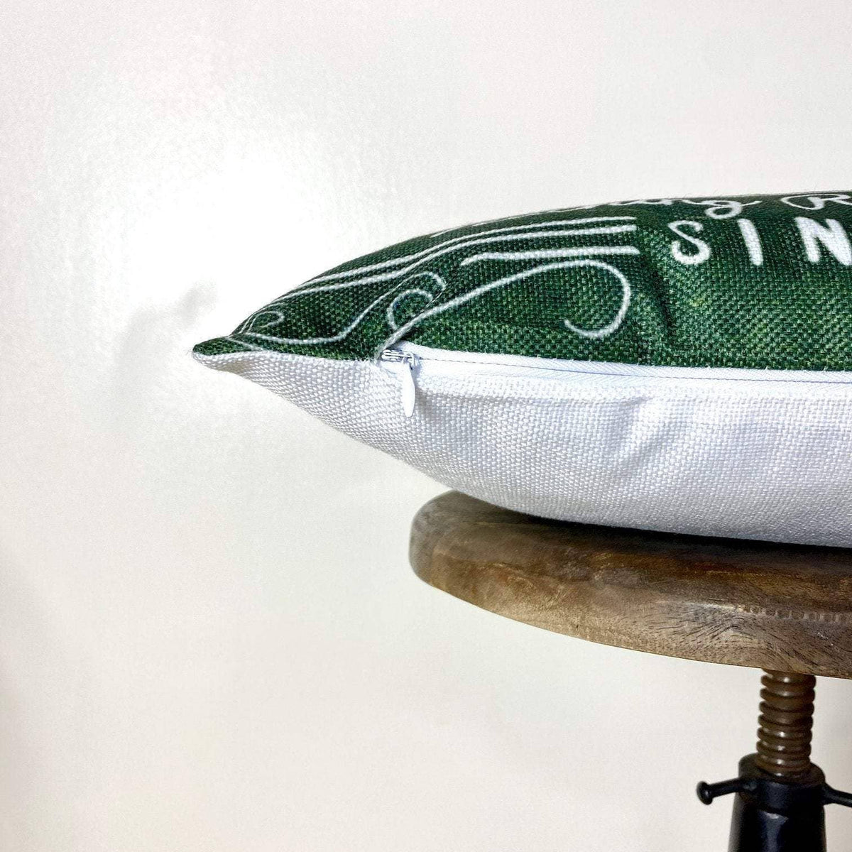 Reindeer Green Pillow