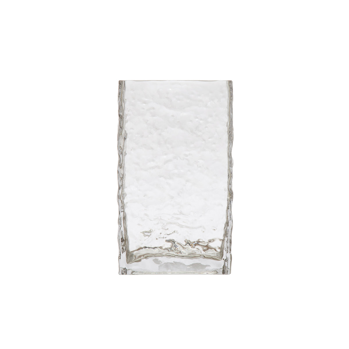 Hammered Glass Vase