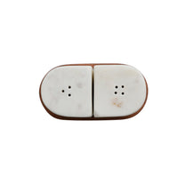 Marble Salt &amp; Pepper Shakers w/ Tray