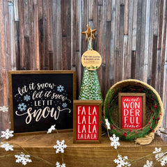 Fa La La - Wall Accent Sign