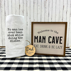 Welcome To The Man Cave - Sign