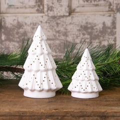 Ceramic Bisque Light Up Trees