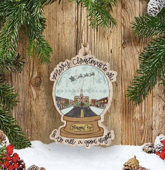 Casey Town Snowglobe Ornament