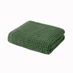 Sherpa Waffle Knit Chenille Throw