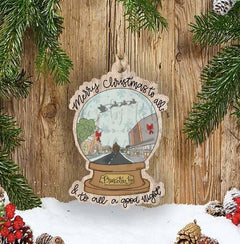 Casey Town Snowglobe Ornament