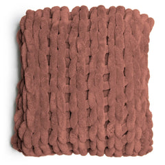 Chunky Knit Chenille Throw