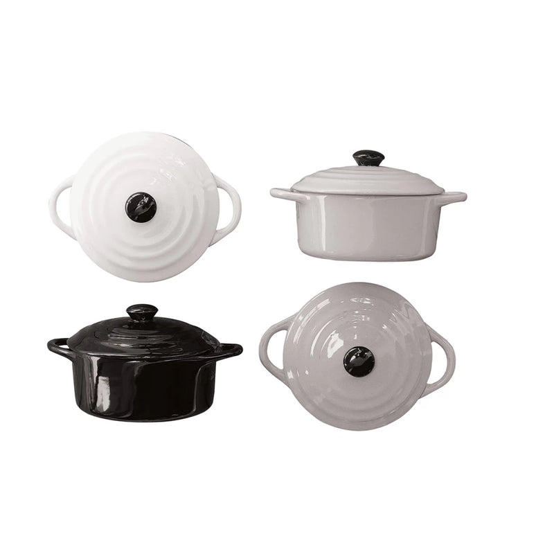 Stoneware Mini Baker with Lid
