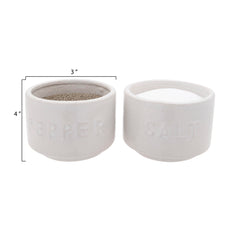 Salt and Pepper Pots with Lid