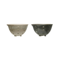 Stoneware Berry Bowl with Glaze