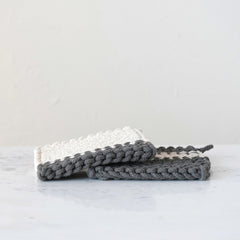 Cotton Crocheted Pot Holder