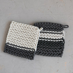 Cotton Crocheted Pot Holder
