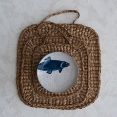 Hand-Woven Bankuan Trivets w/ Handles