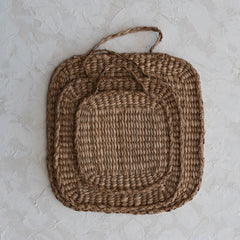 Hand-Woven Bankuan Trivets w/ Handles