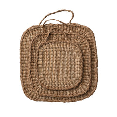 Hand-Woven Bankuan Trivets w/ Handles