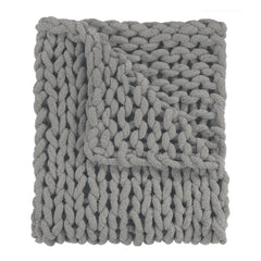 Chunky Knit Chenille Throw