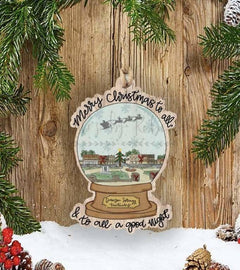 Casey Town Snowglobe Ornament