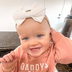 Headband Bow Set (Pink/White)