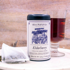 Elderberry Tea - 20 Teabags in Signature Tea Tin