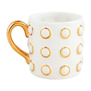 Gold Pattern Ceramic Mugs
