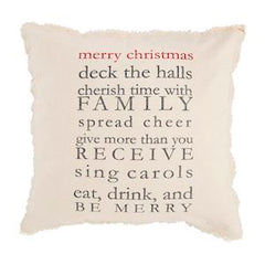 Rules Pillow Holiday
