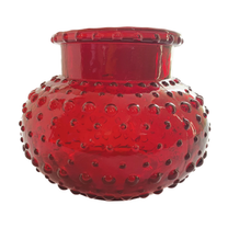Glass Hobnail Vase