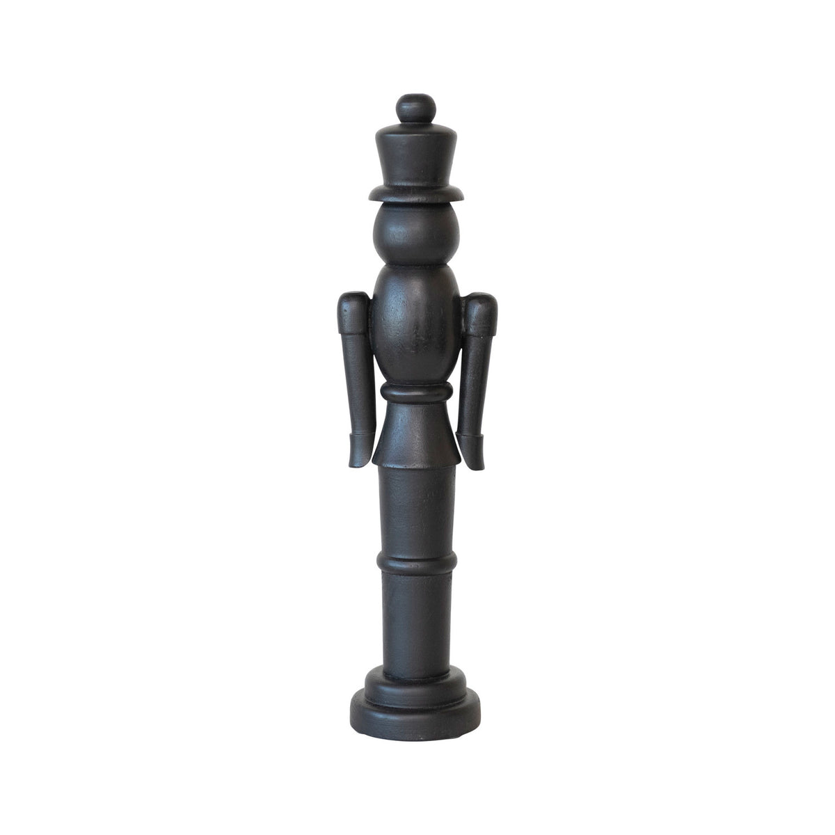 Mango Wood Nutcracker Black