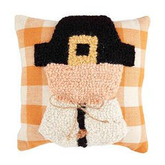 Mini Hooked Pillows Thanksgiving