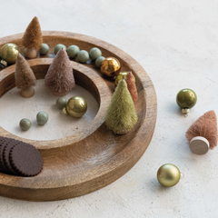 Mango Wood Ring Shaped Serving Tray