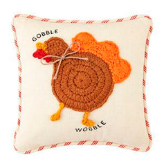 Thanksgiving Crochet Pillow