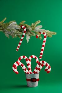 Tin Candy Cane Ornament