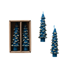 Unscented Tree Shaped Taper Candles