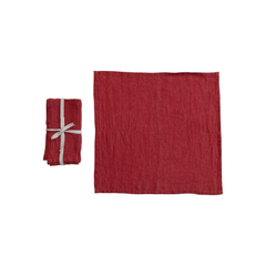 Stonewashed Linen Napkins, Set of 4
