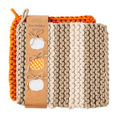 Fall Crochet Pot Holder Set
