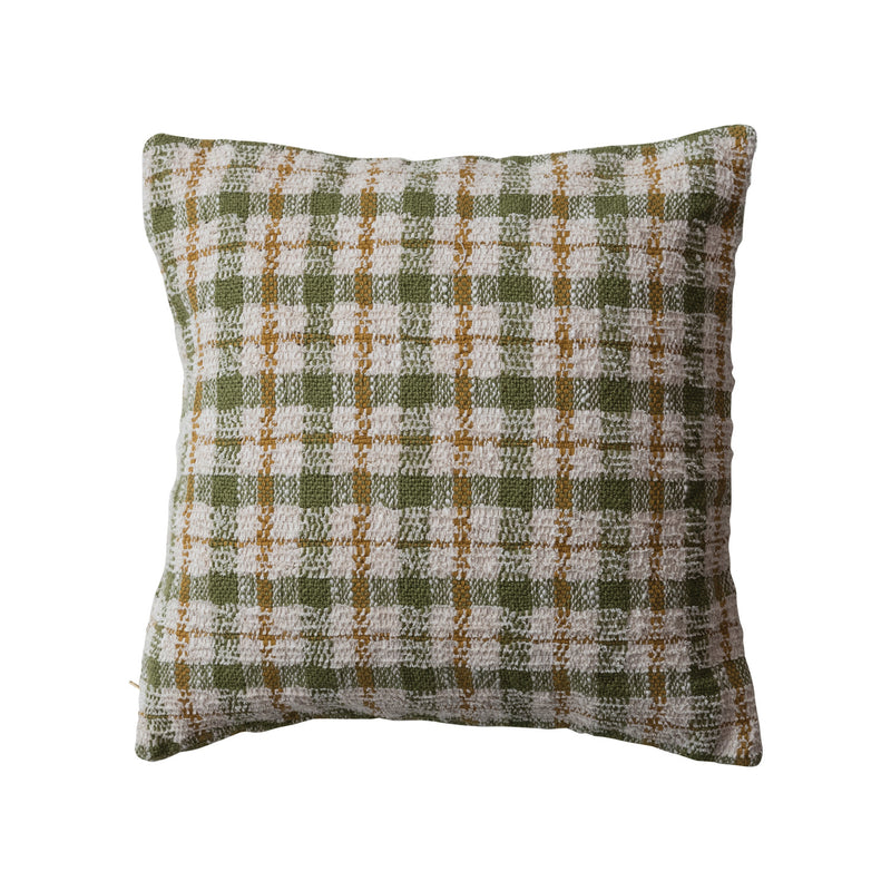 Square Woven Cotton Pillow