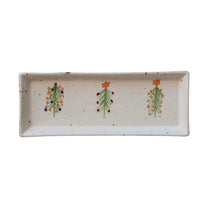 Hand-Painted Stoneware Platters
