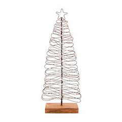 Beaded Wire Tree Sitter