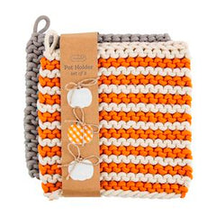Fall Crochet Pot Holder Set