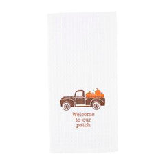 Embroidered Towel Thanksgiving